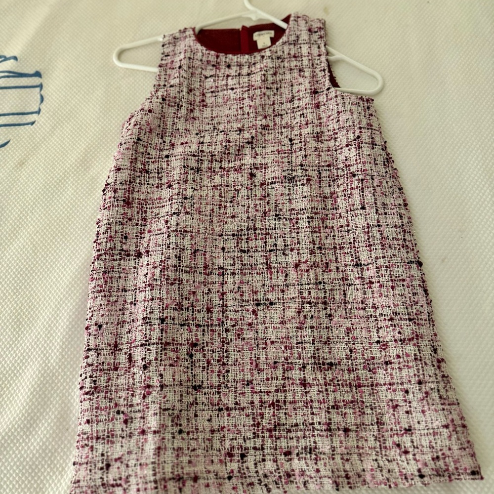 Crewcuts Tweed Kids Dress - Pink and Black